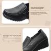 Damenschuhe Leichte Weiche Lederschuhe Bequeme Slipper Loafer Keilabsatz Plateau Schuh Damen Lässige Einzelne Schuhe Damen Loafer