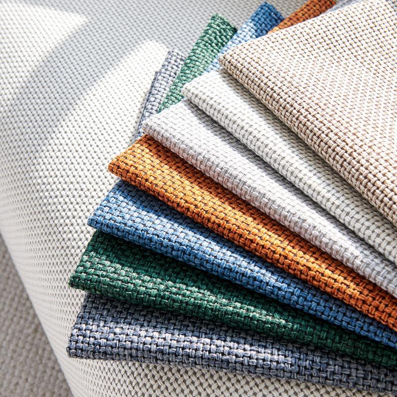 Solid Color Linen Modern [] Four Seasons Universal Non-slip Old Rough Cloth Sofa Cushion Cover Cover Cloth Towel All Inclusive
