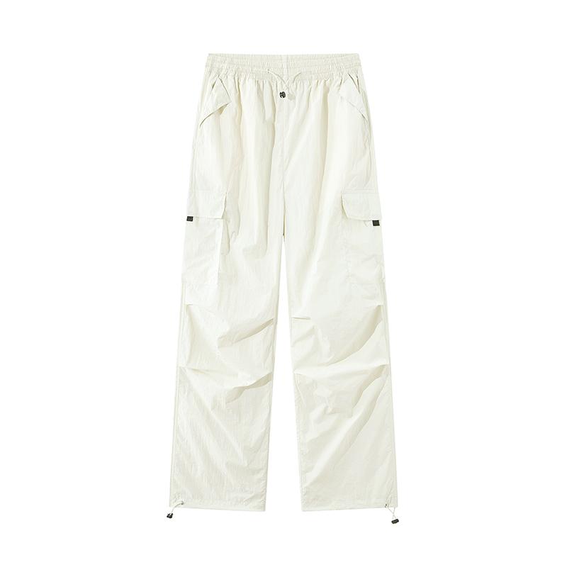 Ice Silk Quick Drying Pants For Women, Dopamine Loose Wide Leg Paratroopers, Windproof, Waterproof, Breathable, Ultra Light Sunscreen Pants