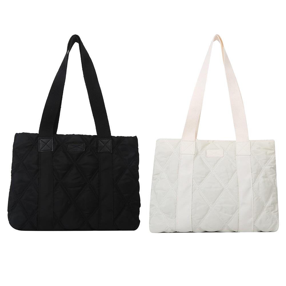 

Осенне-зимние сетчатые пышные сумки на плечо, модные стеганые женские сумки с вышивкой, сумки подмышки большой вместимости с хлопковым наполнителем