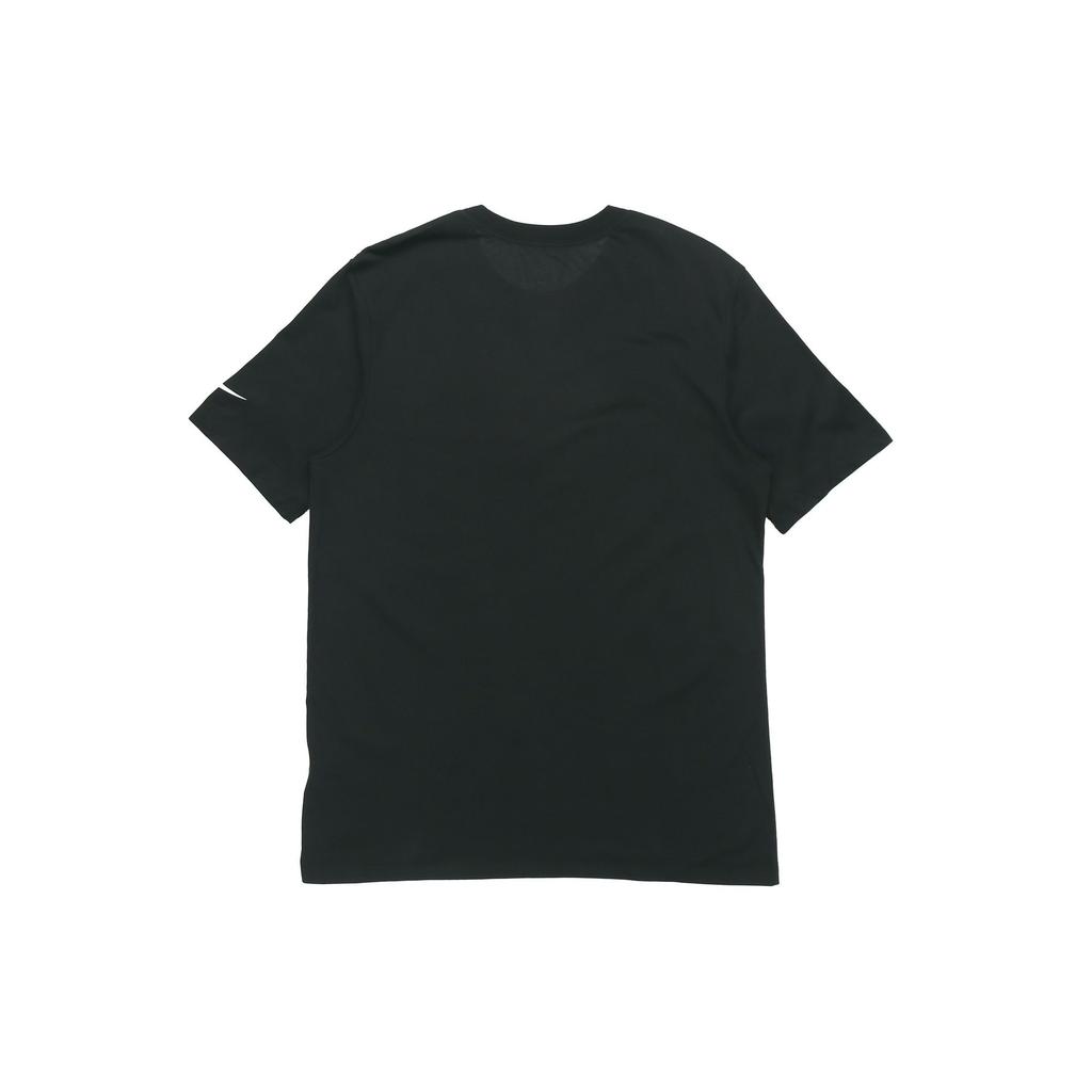 Nike T Shirts Men's Black Crew Neck Moderate Straight Fit CU2742-010