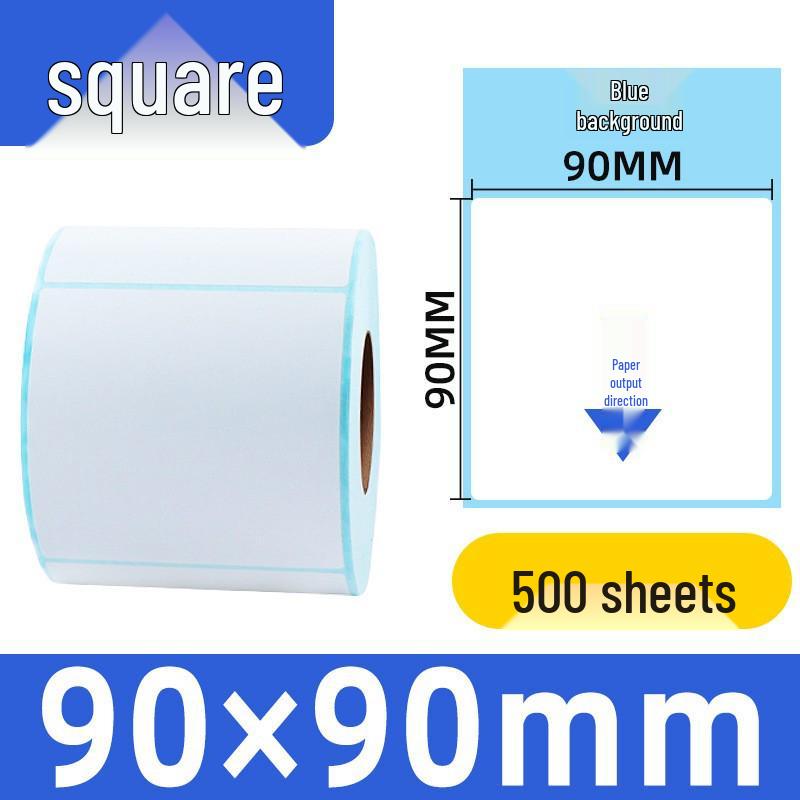 Self-Adhesive Thermal Barcode Stickers for Milk Tea & Supermarket Scale