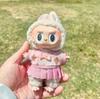 17CM Pendant Doll Baby Clothes First, Second and Third Generation Blind Box Dress Set Accessories