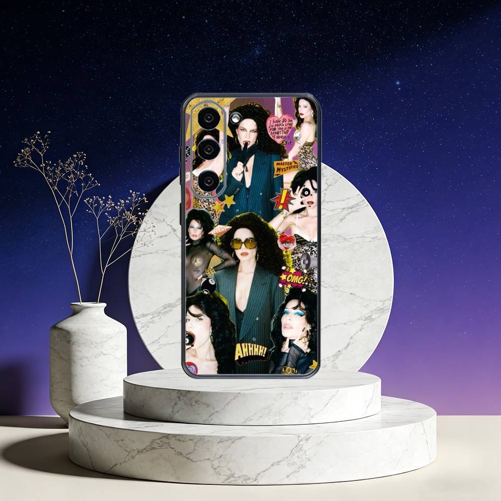 

Singer H-Halsey Phone Case For Samsung Galaxy A73,A72,A71,A70,A53,A52,A51,Others Soft Black Cover Samsung a12