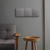 DELIXI 16A Wall Switch Socket for Air Conditioner & Computer, Household Panel, 86 Type, Starry Sky Gray.