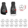 13mm Car Remote Key Sticker Emblem Decal For Mercedes Benz AMG W211 W212 W166 W167 W117 W247 W176 W204 W203 W205 W140 X253 W210