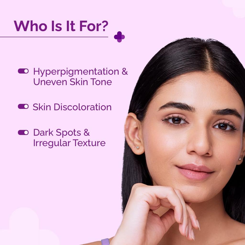 The Derma Co Glycol- und Kojisäure Fresh Mix Ampullen-Set gegen das Erscheinungsbild dunkler Flecken und für Ausstrahlung Alle Hauttypen 14 ml