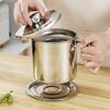 BAYCO 304 Stainless Steel Oil Pot with Strainer