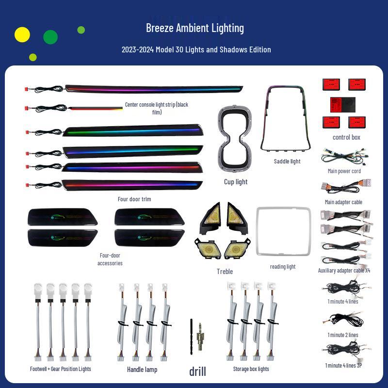 Honda CR-V 2023-2024 Ambient Car Lighting