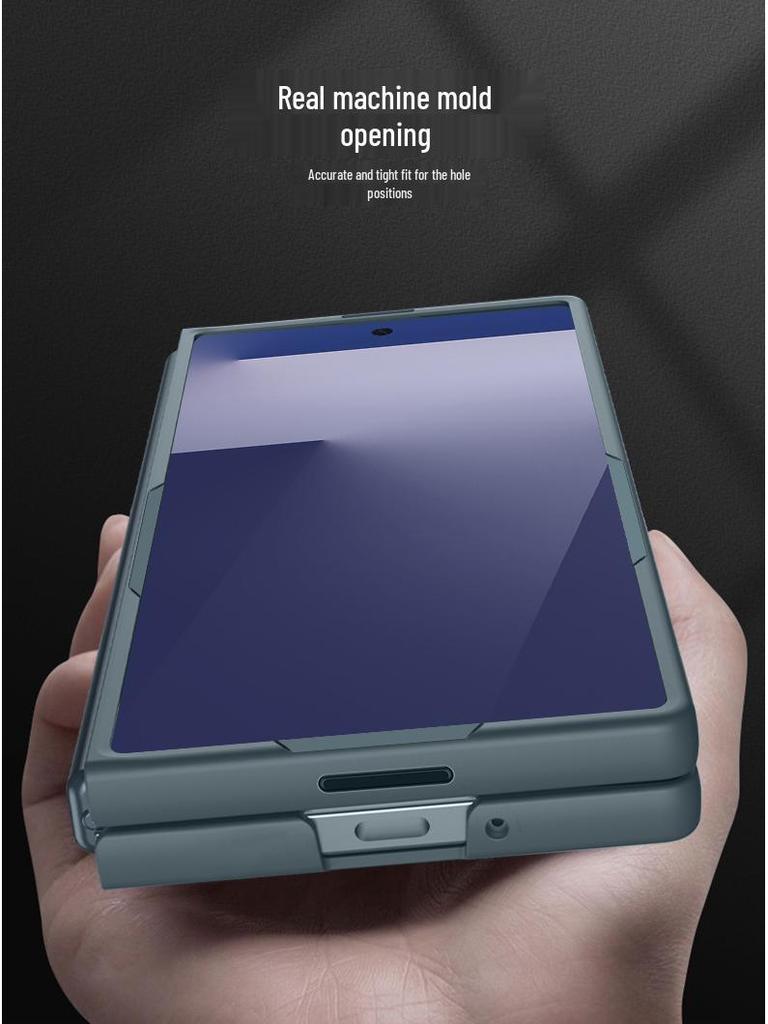 Ultra-Thin Matte Phone Case for Samsung ZFold7: Fashionable, Solid Color, Folding Protective Cover