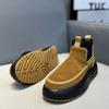 Winter new Japanese retro matte leather thick-soled high-end comfortable break shoes cr
