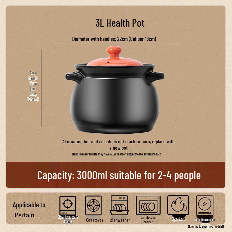 Chinese Style High-Temperature Ceramic Clay Pot