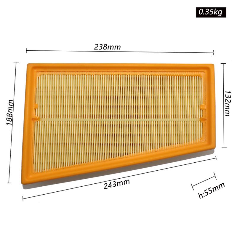 Car Engine Air Filter for Renault Scenic II Megane III  2003 2004 2005 2006 2007 2008 2009 8200371661