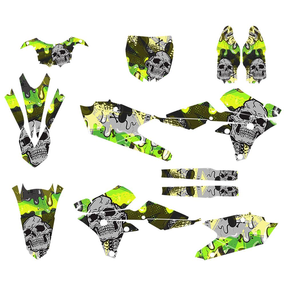 Yamaha YZF250/YZF450 2014-2017 Dirt Bike Decorative Decals