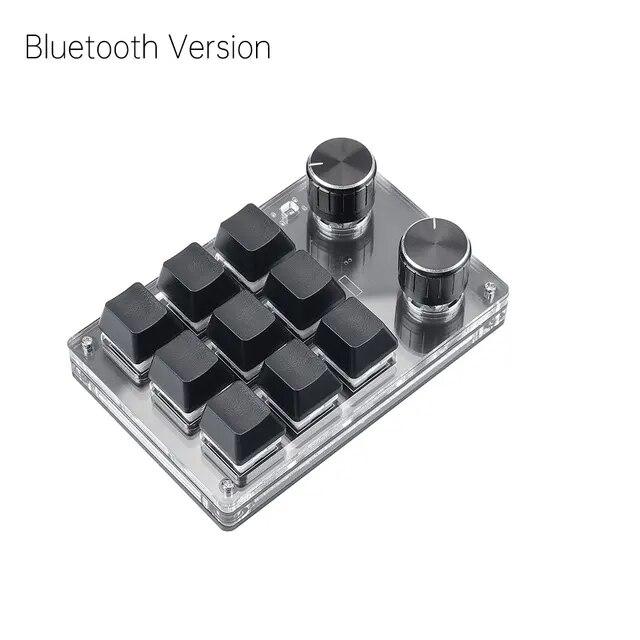 Programming Macro Gaming USB Custom Keyboard BT Volume Button Knob Photoshop Hotswap Socket Keypad Mechanical Blue Switch 9 Key