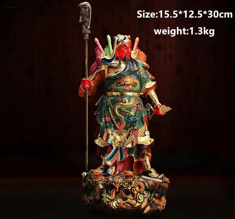 Resin Painting Guan Gong Buddha Statues