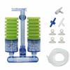 Double Head Bio Sponge Filter with Ceramic Media Ball for Fry Shrimp Aquarium Fish Tank