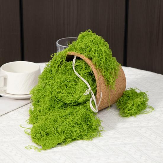 Umělý mech pro pokojové rostliny Realistický falešný zelený mech pro kutilské řemesla Terárium Vílí zahrada Středový díl stolu Svatba Ozdoba na párty