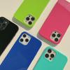 Enkelt fluorescerende fargetelefondeksel for Iphone 14 12 13 11 Pro Promax Plus X Xr Xsmax Støtsikkert hardt telefondeksel