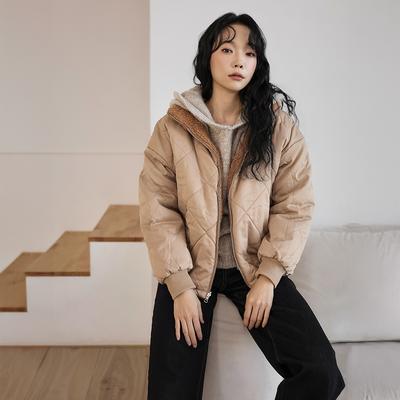 Hyfve Fleece Reversible Zip-Up Padded Jumper