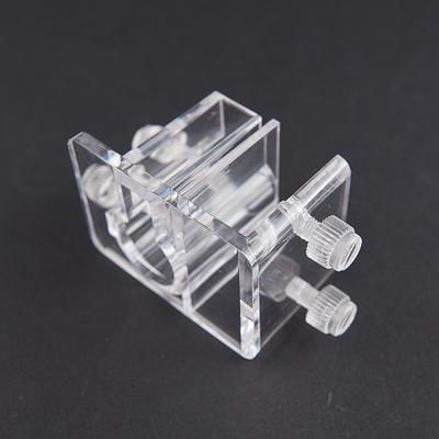 Aquarium Inflow Outflow Tube Holder Acrylic Mount Aquarium Fixing Tubing Clamp