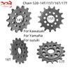 520-14/15/16/17T Front Sprocket For Suzuki GS500 H/E/F Kawasaki ZR550 KLE500/400 EL/GPZ/EX/EN/ER500/250 ZR/ZXR400 YAMAHA YZF600R