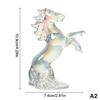 Crystal Horse Figurine 2026 Zodiac Horse Statue Home Desktop Bookshelf Office Ornament Horse Decor Feng Shui Bring Fortune