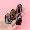 Black Cat Enamel Pin Fairy Tales Brooch Pines Lapel Pins Badge On Backpack Clothing Accessories Vintage Jewelry Friends Gift
