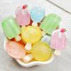 10Pcs Cute Resin Transparent Fruit Strawberry, Lemon Ice Cream Flat Back Scrapbooking DIY Jewelry Craft Decoration Accessories