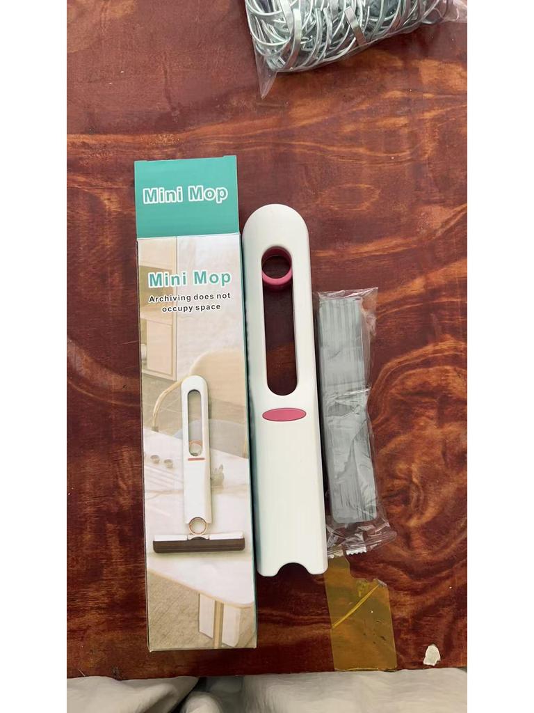 Compact Foldable Hands-Free Mini Mop: Water-Absorbent, Portable, and Ideal for Easy Cleaning