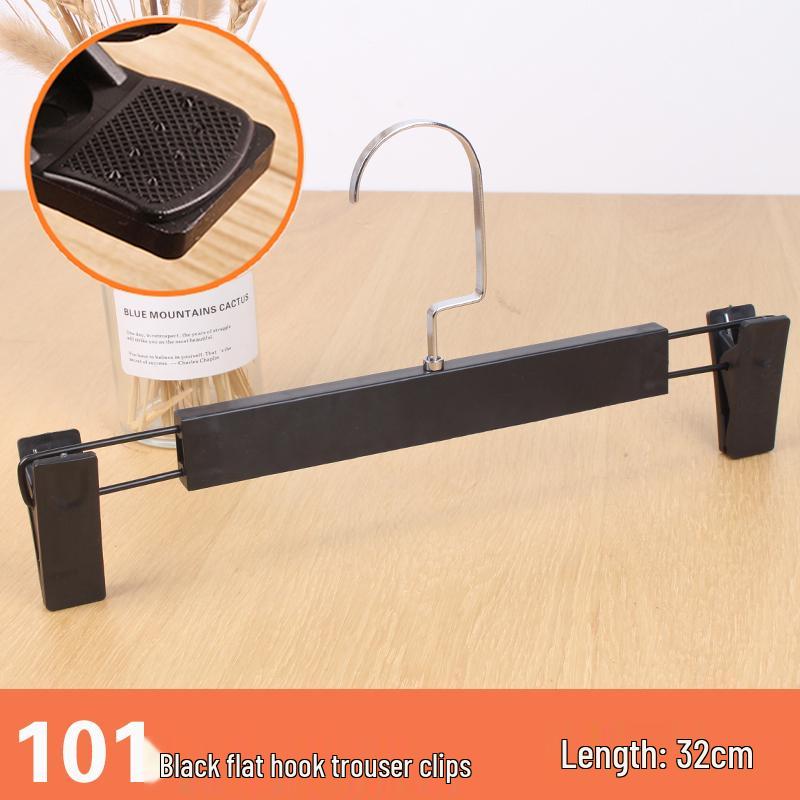 Wide Shoulder Seamless Plastic Suit Hanger Set - Ideal for Clothing Stores