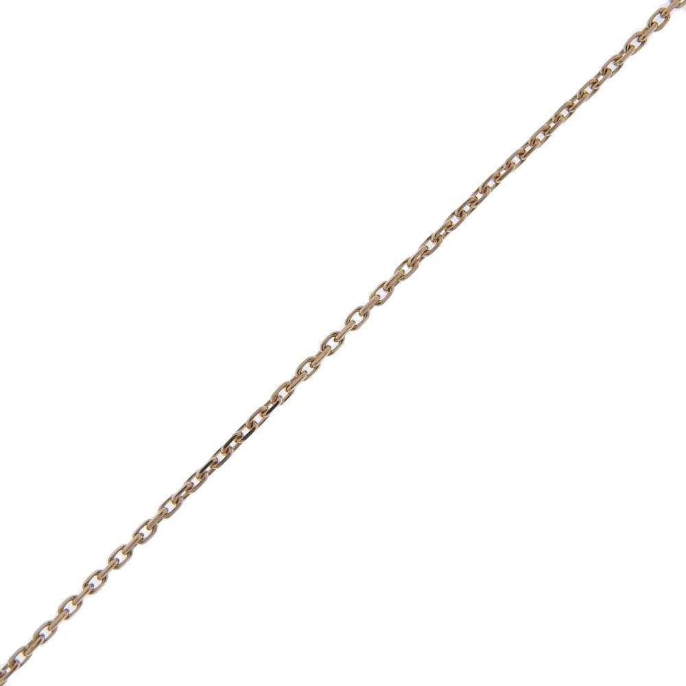 Van Cleef & Arpels Sweet Alhambra Necklace K18 Pink Gold Clover 3g Women Used