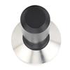 58mm Kaffeetamper Ergonomischer Griff Edelstahl Siebträger Tamper Zubehör für Kaffeemaschine Schwarz