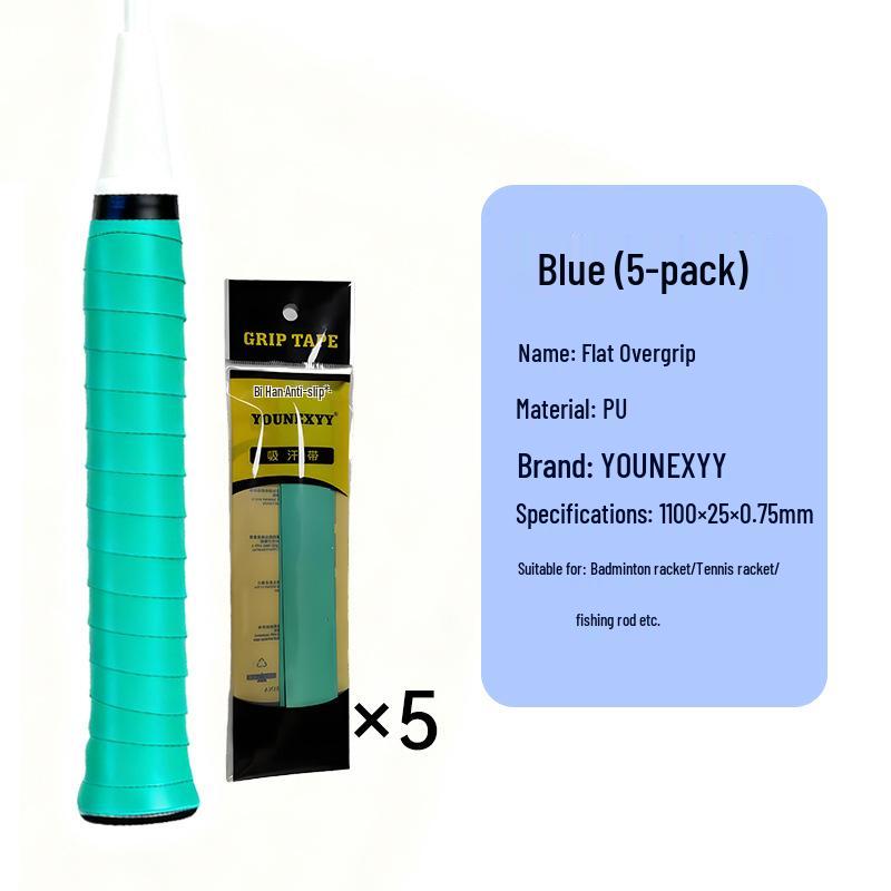 Pro Badminton & Tennis Overgrip: Verschleißfest, Rutschfest, Stoßdämpfendes Klebe-Griffband