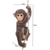 Handmade Monkey Hanging Ornament Cute Animal Statue Garden Climbing Monkey Figurine  Plant Hanging