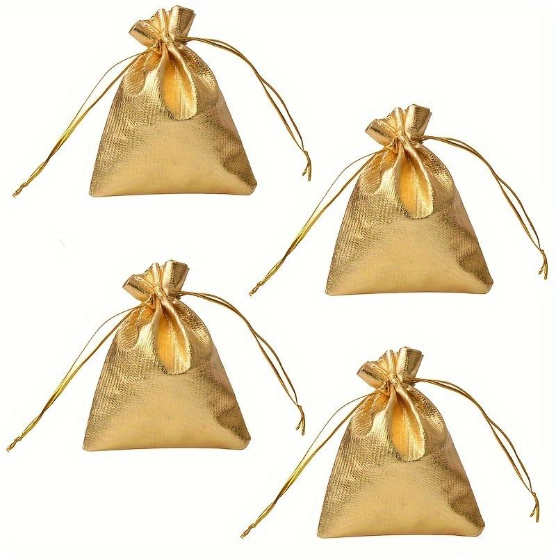 20pcs Golden Drawstring Jewelry, Cultural Toys, Jewelry Packaging Bags, Jewelry Packaging Bags, Gold and Silver Bags, Gift Bags