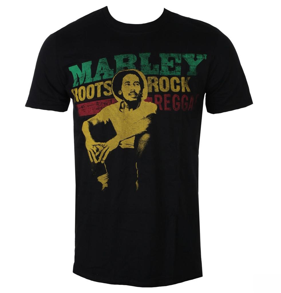 Bob Marley Portrait Art Pattern Reggae Legend Tshirt Casual Street Style Cotton Tshirt For Unisex And Unisex