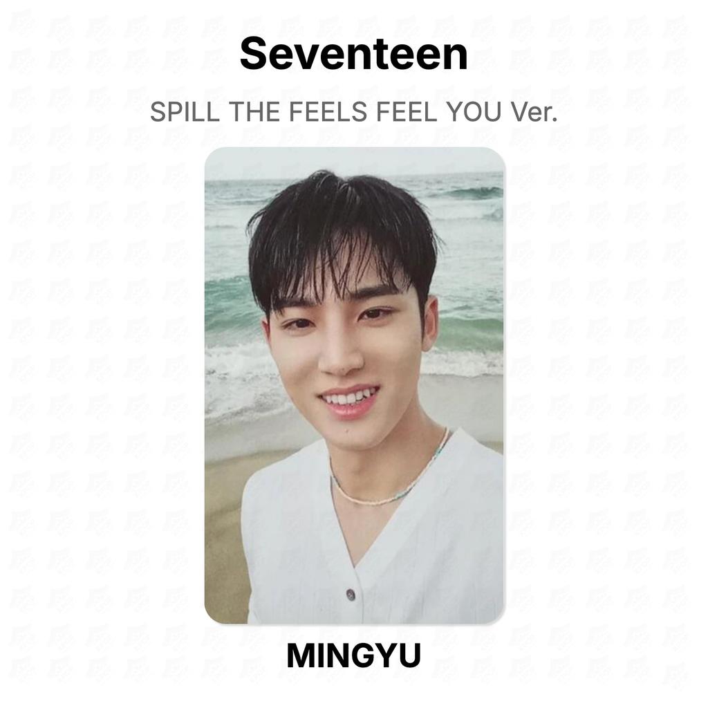 Seventeen SPILL THE FEELS FEEL YOU Ver. Official Photocard