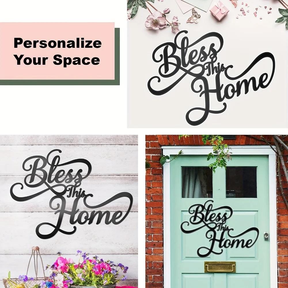 One Piece Domácí Nástěnná Dekorace Černý Kovový Art Domácí Kovová Šablona Nástěnné Dekorace Vstup Obývací Pokoj Dekorace Znamení