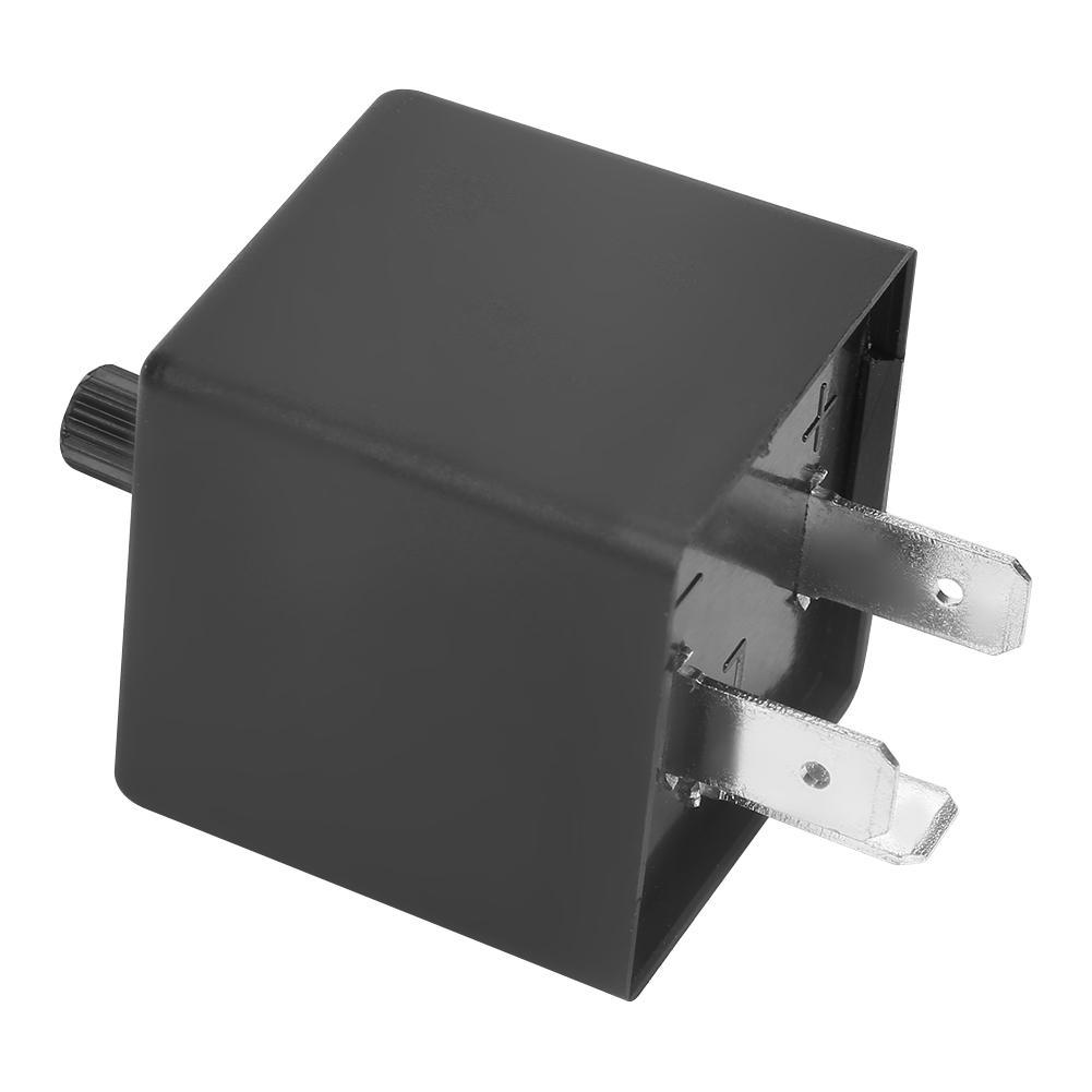 CF13 JL-02 3-Pin Adjustable LED Flasher Flash Relay for Turn  Light Hyper Flash Fix