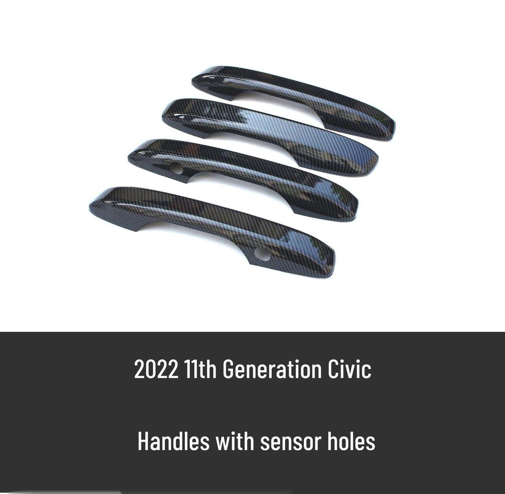 Îmbunătățiri pentru Honda Civic generația a 11-a 2022: buza frontală, eleron spate, splitter, jaluzele, bară spate.