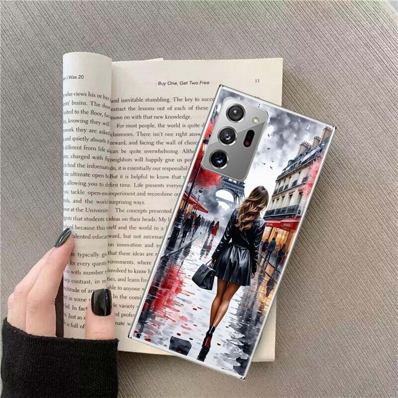 

Eiffel Tower Art Phone Case for Samsung A17 A37 A57 A54 A14 A24 A34 A07 A04S A02S A12 A22 A32 A52S A16 A26 A36 A56 A72 Galaxy No Samsung A52S 5G