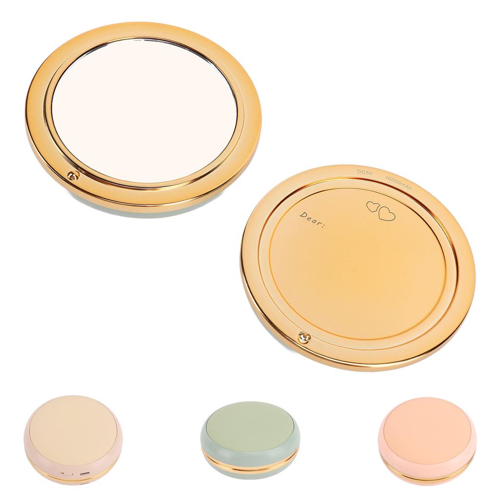 USB Hand Warmer 2 Temperatures Fast Dual Sided Heating Multifunctional Power Bank Pocket Heater with