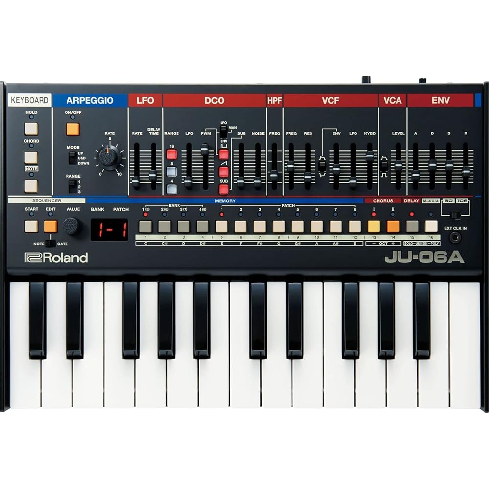 Roland Roland JU-06A Sound Module Sound Module with Speaker Battery Powered Boutique JUNO-60
