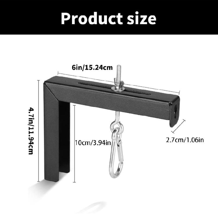 6Inch Projector Screen Wall Hangers Wall Mount Bracket Adjustable Distance, Safe & 80Lb Load Perfectly for Home Cinema