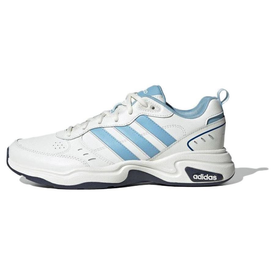 Adidas Neo Strutter Comfortable Versatile Slip-Resistant Durable Low-Top Lifestyle Casual Shoes Unisex Casual Shoes White Blue ID3570