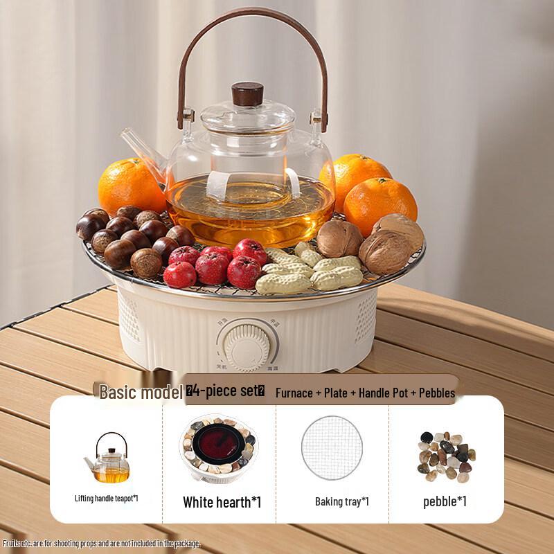 Naijiang Electric Ceramic Tea Stove and Glass Teapot Set