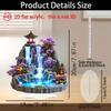 Creative desktop rockery fountain decoration, acrylic living room decoration, 2D flat home decoration decoration decoration