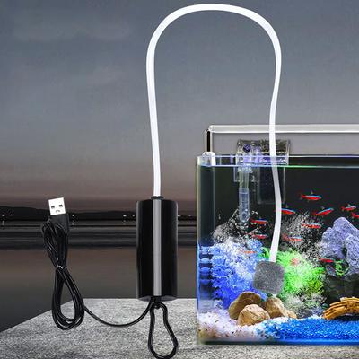 Aquarium Oxygen Gas Pump Usb Fish Tank Small Aerator Air Compressor Mini