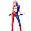 Harley Quinn Halloween Costume Suicide Squad Joker Girl Stage Performance Outfit Adult Kids Cosplay Set